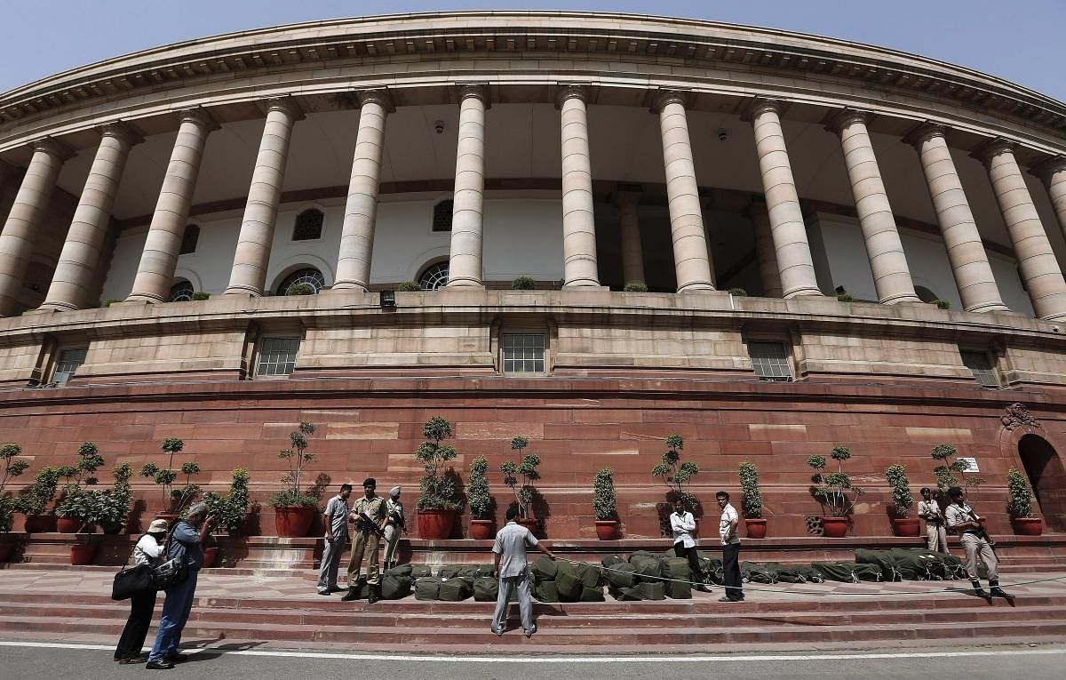 The Parliament building in New Delhi (DH file Photo)