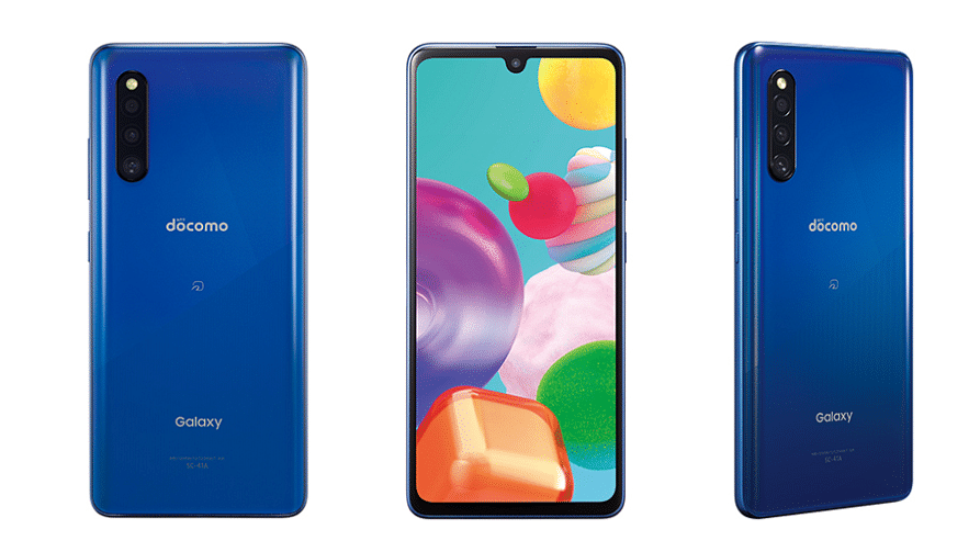 The new Galaxy A41 series will be available first in Japan (Picture credit: Samsung)