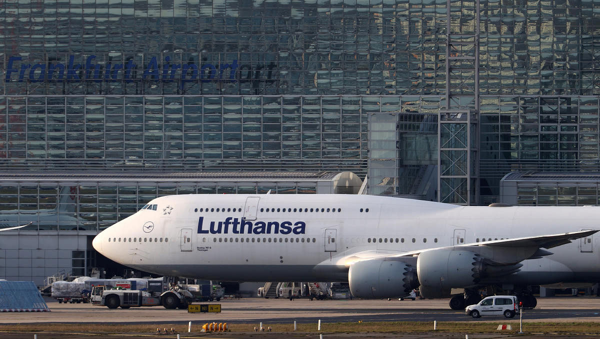 Air plane of German carrier Lufthansa (Reuters Photo)