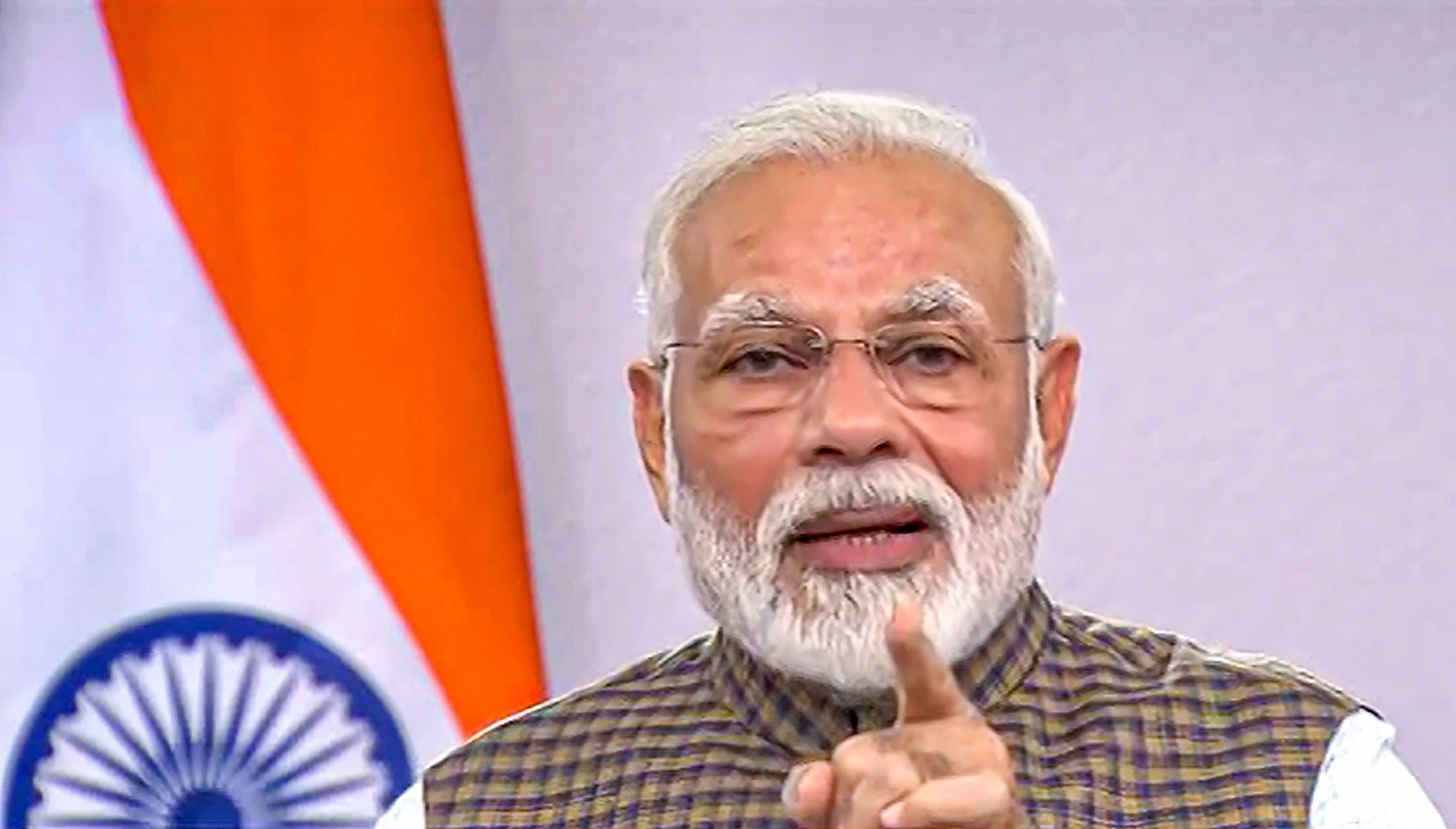 "My fellow citizens, there is absolutely no need to panic," Modi tweeted soon after his address to the nation in which he announced the lockdown. (Credit: PTI Photo)