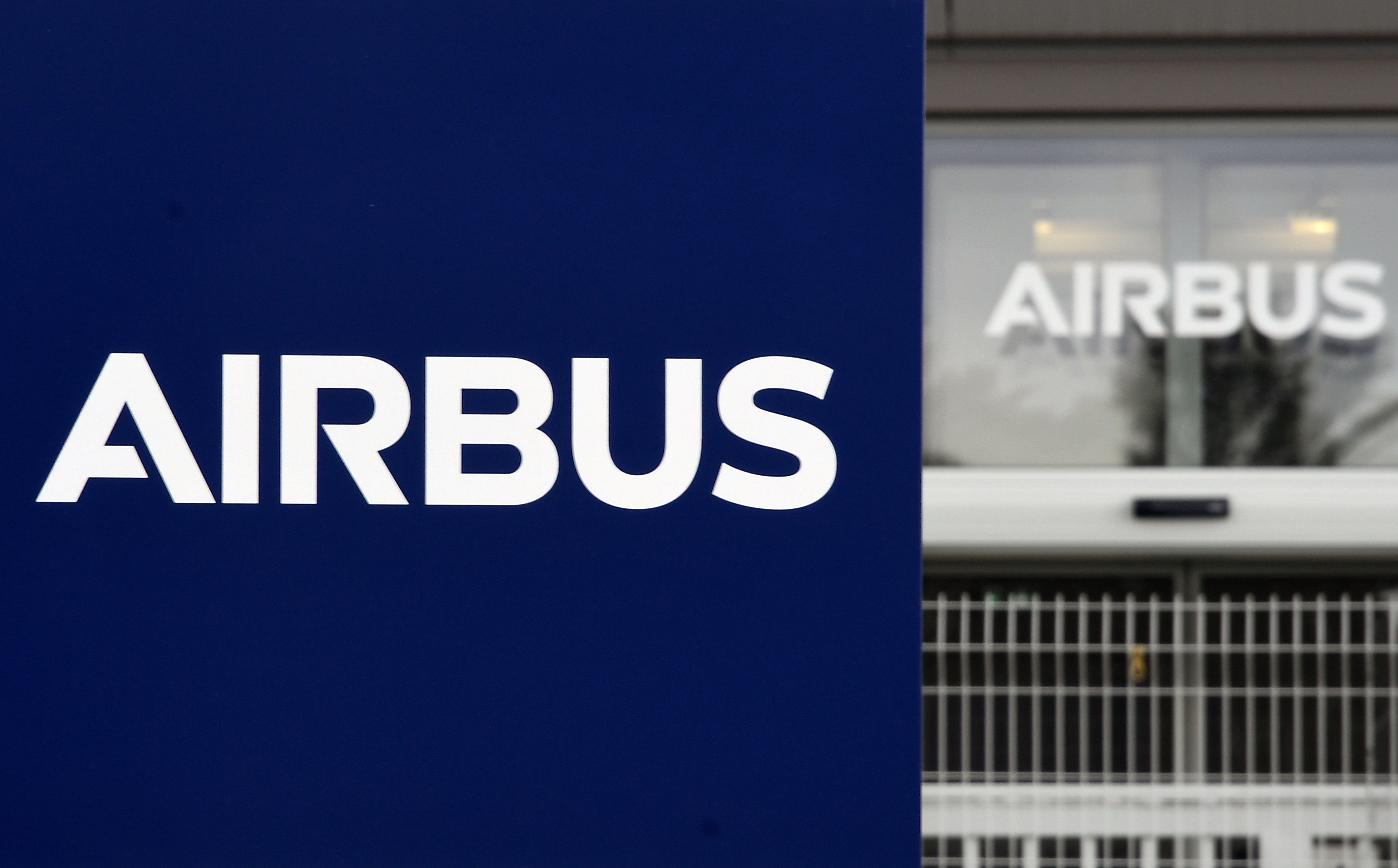 European aircraft manufacturer Airbus. (AFP Photo)
