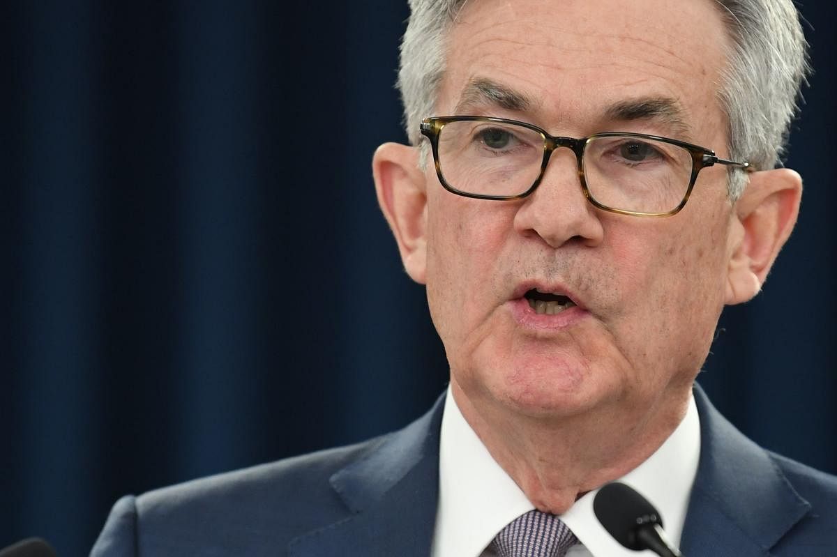 The US central bank chief's remarks are a contrast to the urging by some of President Donald Trump’s advisers for a faster reopening. AFP/File