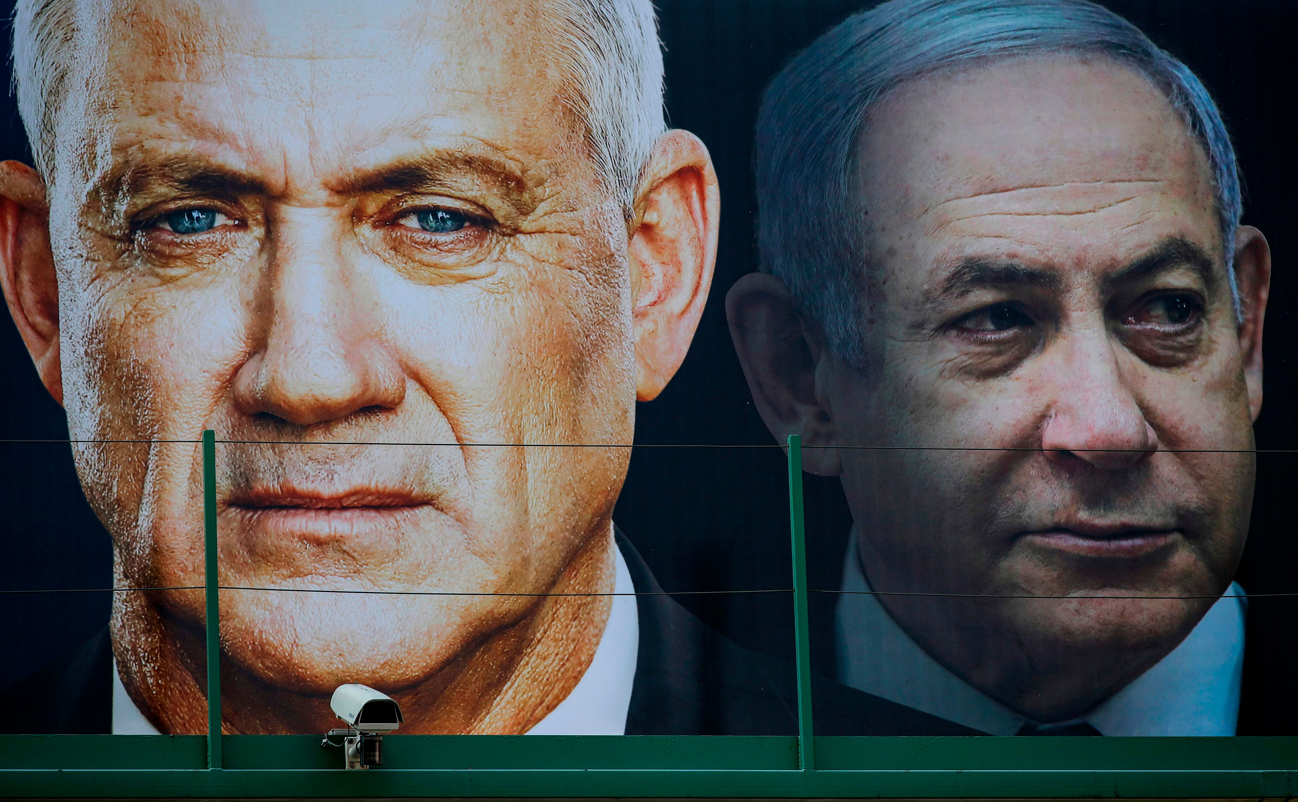 Lawmakers of the center-left bloc took the Knesset podium earlier on Thursday to condemn Gantz and his clandestine partnership with Netanyahu. (Credit: AFP Photo)
