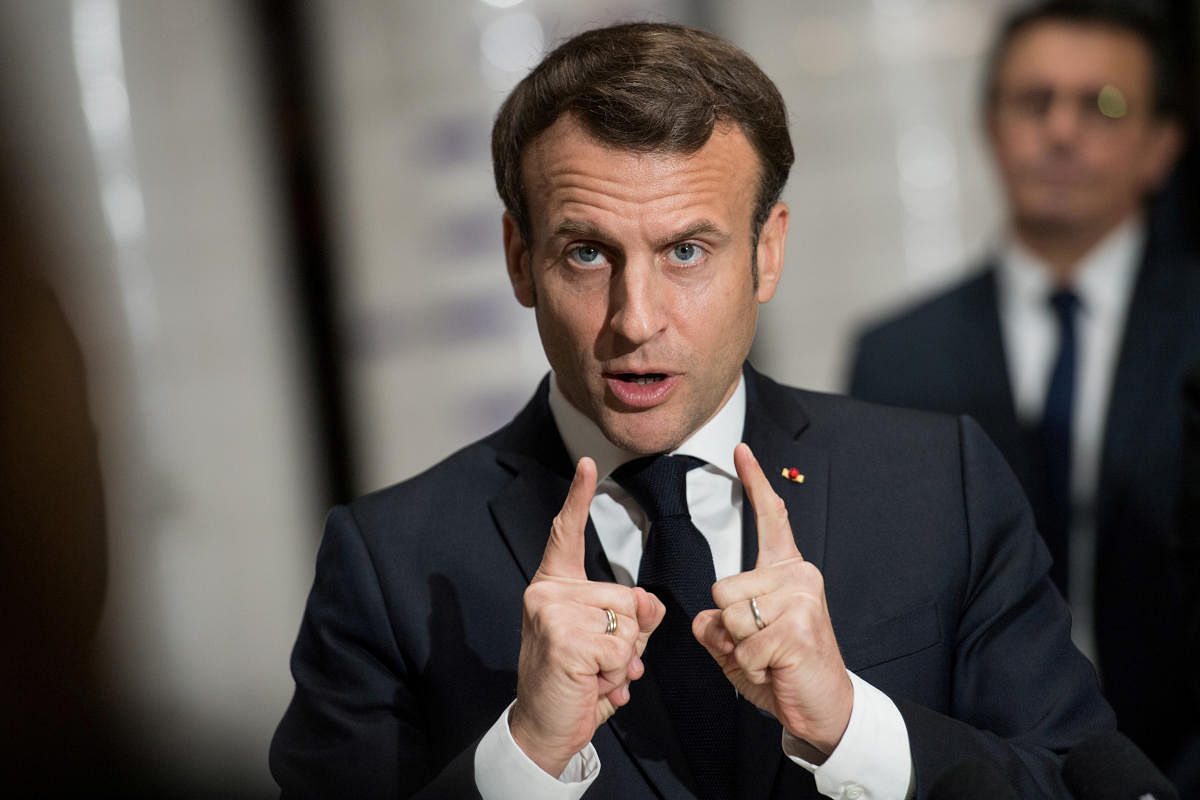 Emmanuel Macron warned that the NATO was undergoing "brain death". Reuters