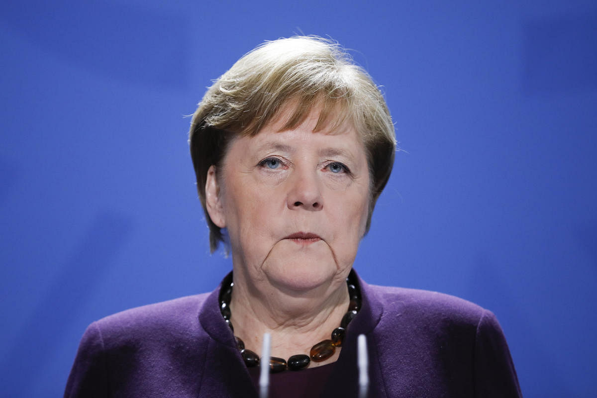 German Chancellor Angela Merkel. (AFP Photo)