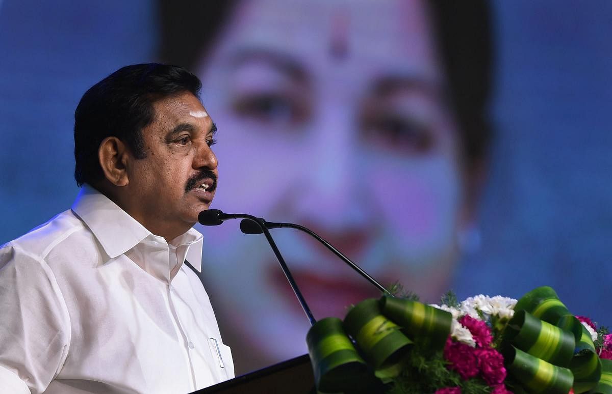 Tamil Nadu Chief Minister K Palaniswami (PTI File Photo)