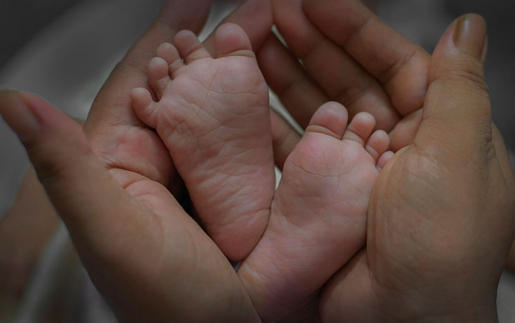 New Baby's feet (Image for representation/iStock Photo)