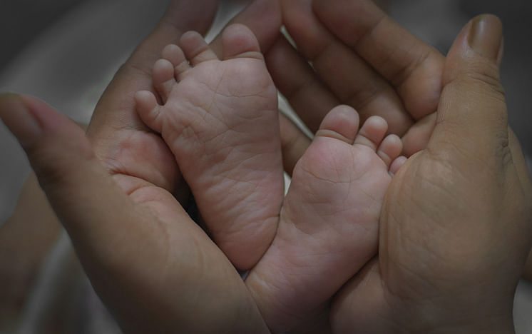 New Baby's feet (Image for representation/iStock Photo)