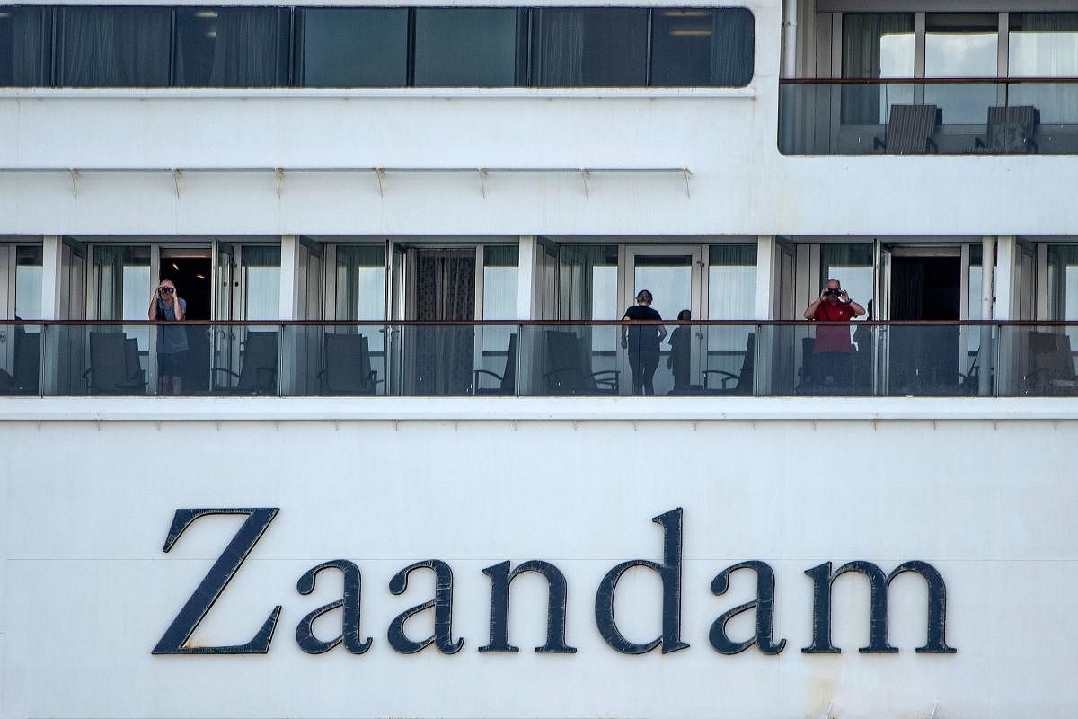  Holland America's cruise ship Zaandam (AFP Photo)