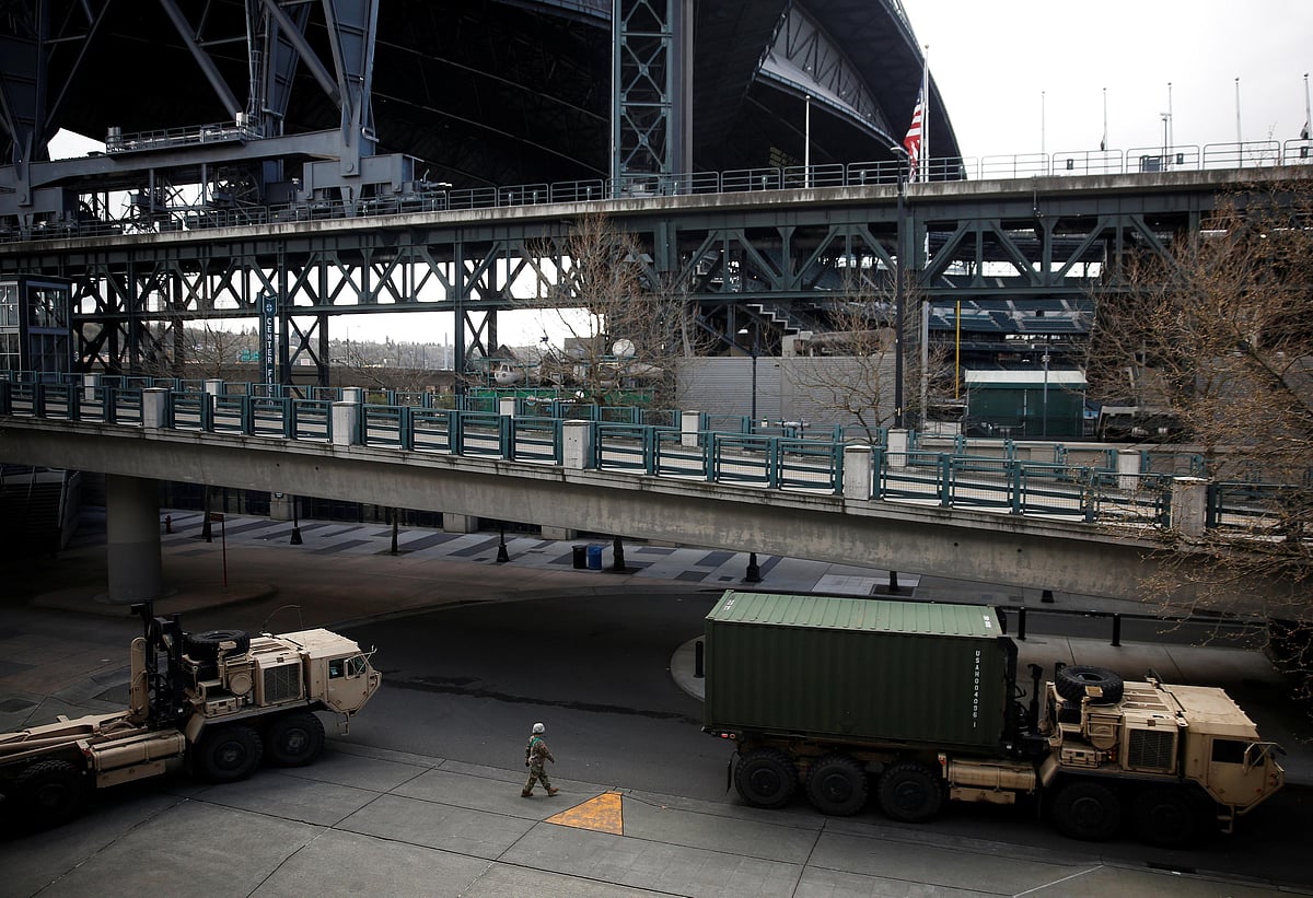 US Army rolls into Seattle with field hospital built for combat