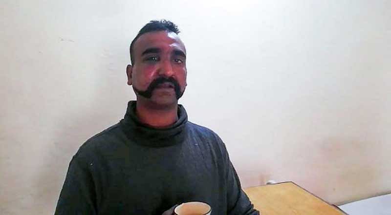 Pakistan held Wing Commander Abhinandan Varthaman on Wednesday after fighter jets of both the nations engaged in an air battle following an unsuccessful attempt to target Indian military installations in retaliatory strikes. (AFP Photo)