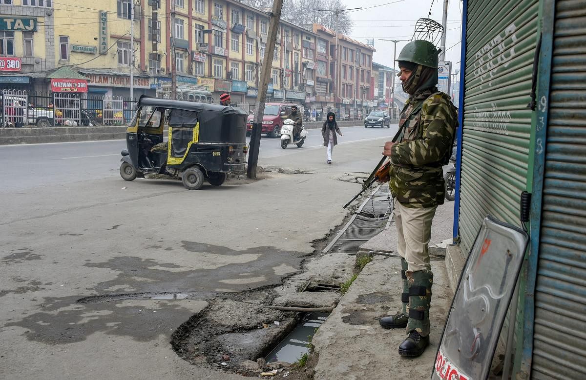 “This is a normal procedure and all vital installations across India including, J&K have been put on alert mode," a top security official told DH. (PTI File Photo)