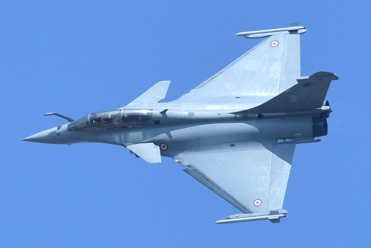 India had inked an inter-governmental agreement with France in September 2016 for procurement of 36 Rafale fighter jets at a cost of around Rs 58,000 crore. (DH File Photo)