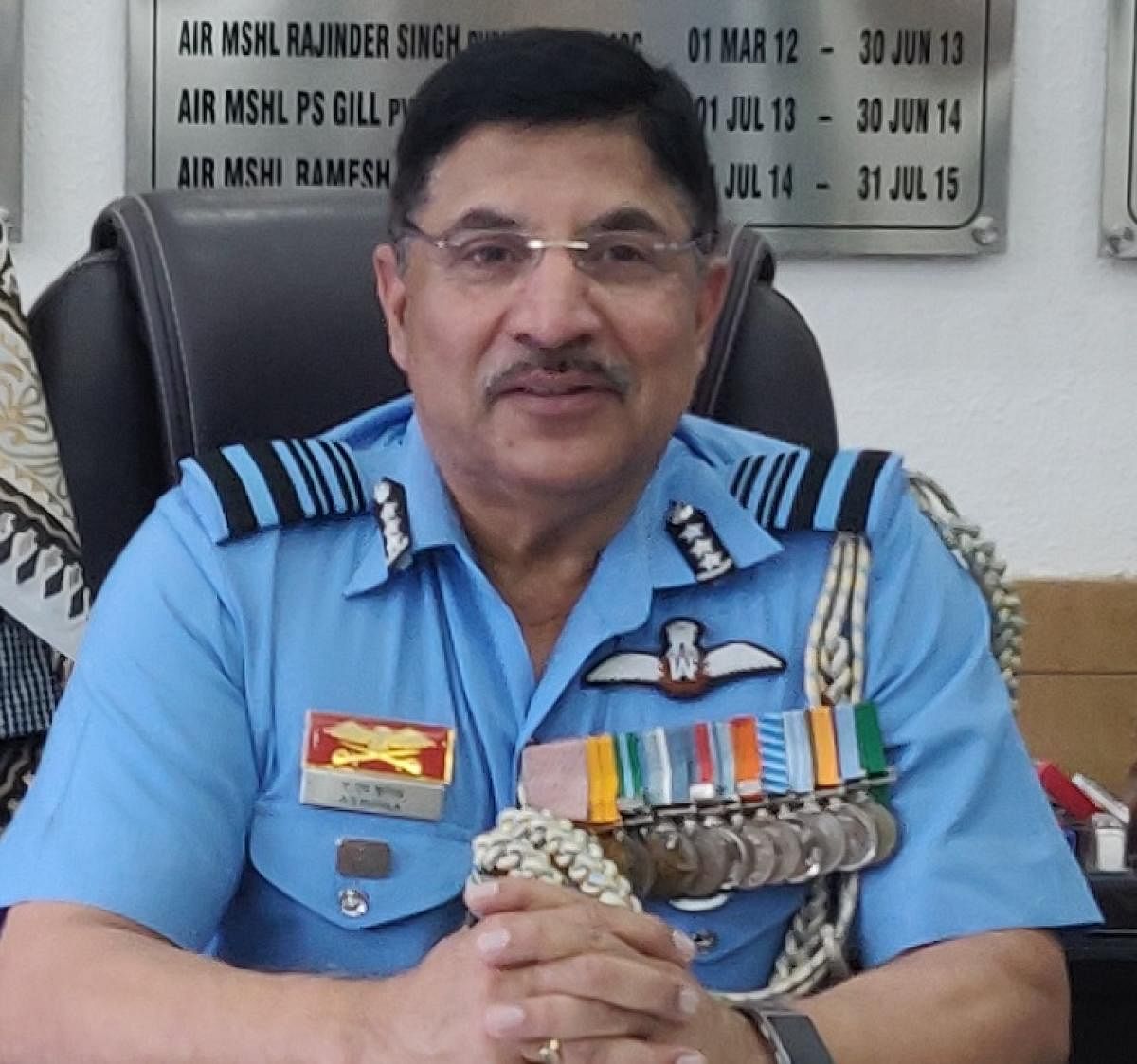 Air Marshal Arvindra Singh Butola took over as Air Officer Commanding-in-Chief of Training Command in Bengaluru on October 14, 2019.