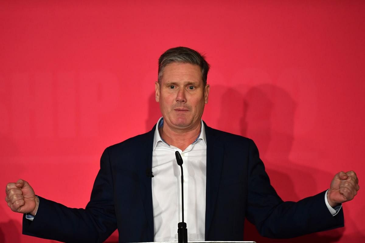 Labour Party's newly elected leader Keir Starmer. Credit: AFP Photo.