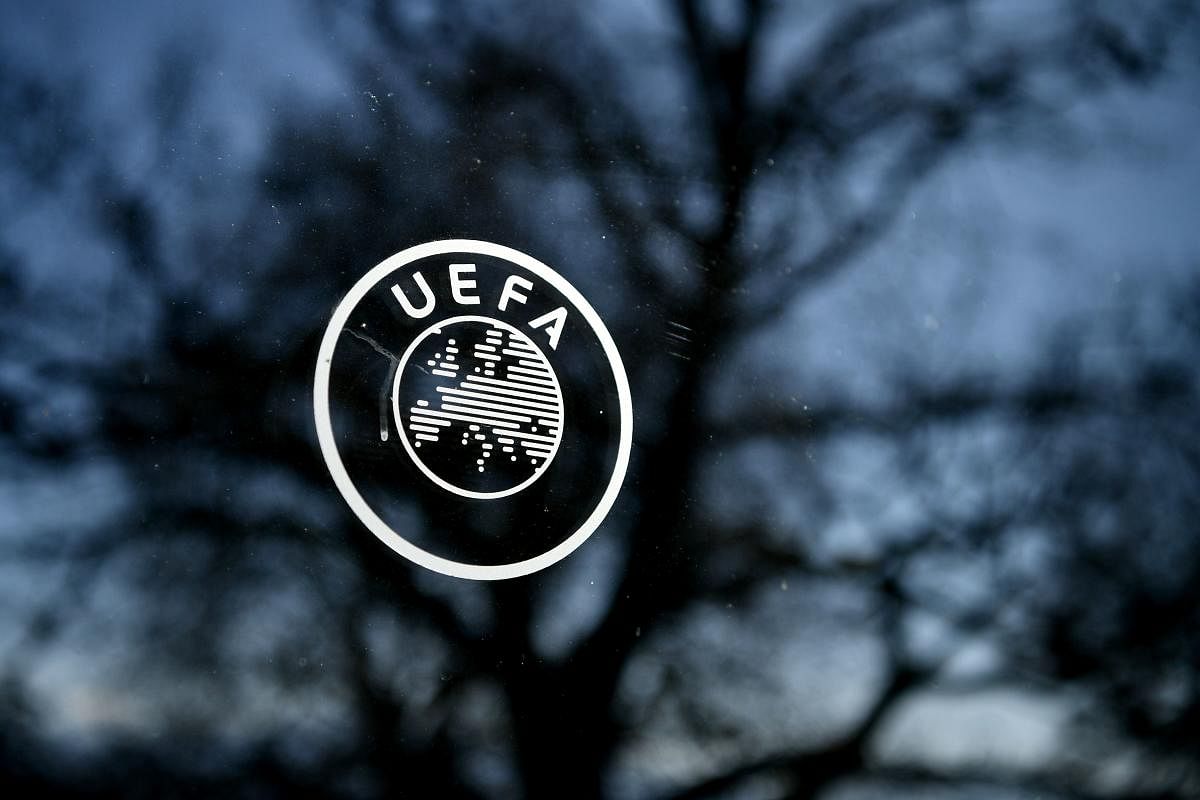 The move by European football's governing body is seen a step towards restarting some domestic competitions in Britain behind closed doors in order to complete the season, interrupted by the coronavirus crisis. Credit: AFP Photo