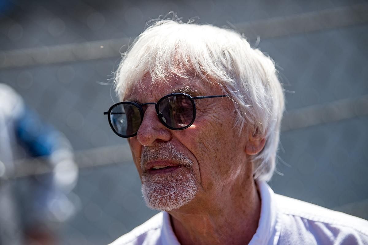 Former F1 boss Bernie Ecclestone. (AFP Photo)