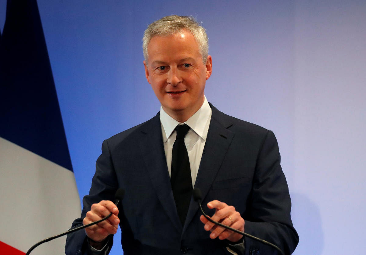 French Finance Minister Bruno Le Maire. (Reuters photo)