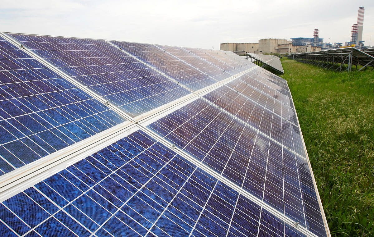 Solar panels. (Reuters photo)