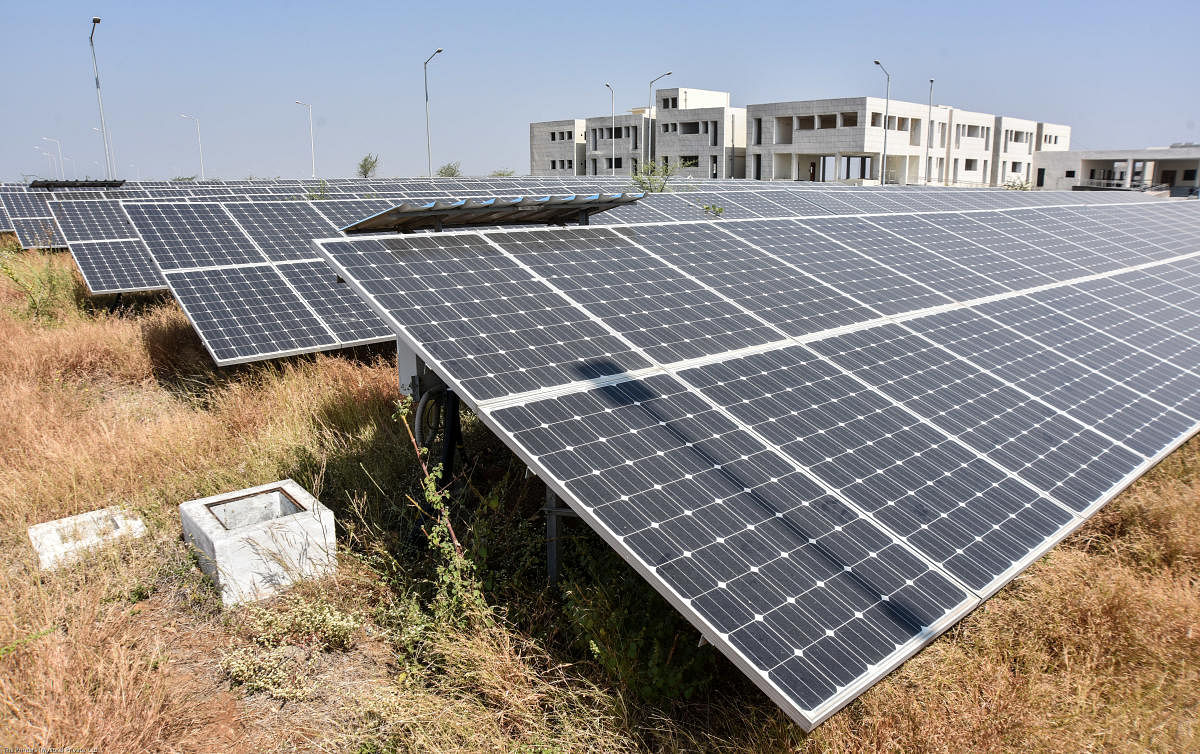 Karnataka was the first southern state, according to the government, to come out with a solar policy in 2011. DH File Photo