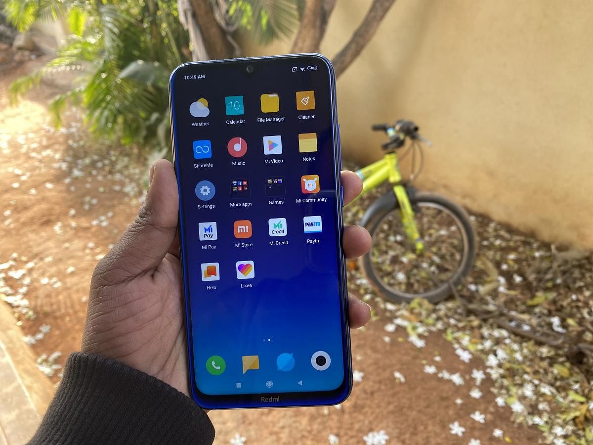 Xiaomi Redmi Note 8 houses a Qualcomm Snapdragon 665 octa-core backed by Android Pie-based MIUI 10 OS, 4GB/6GB RAM and 64GB/128GB storage. (DH Photo)