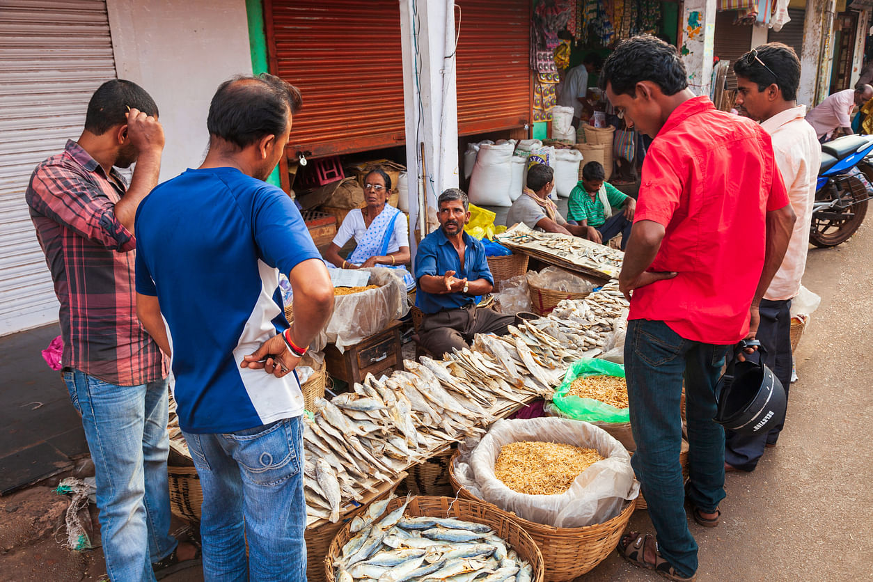 A fish seller in Goa/ Representative photo. (Credit: iStock)