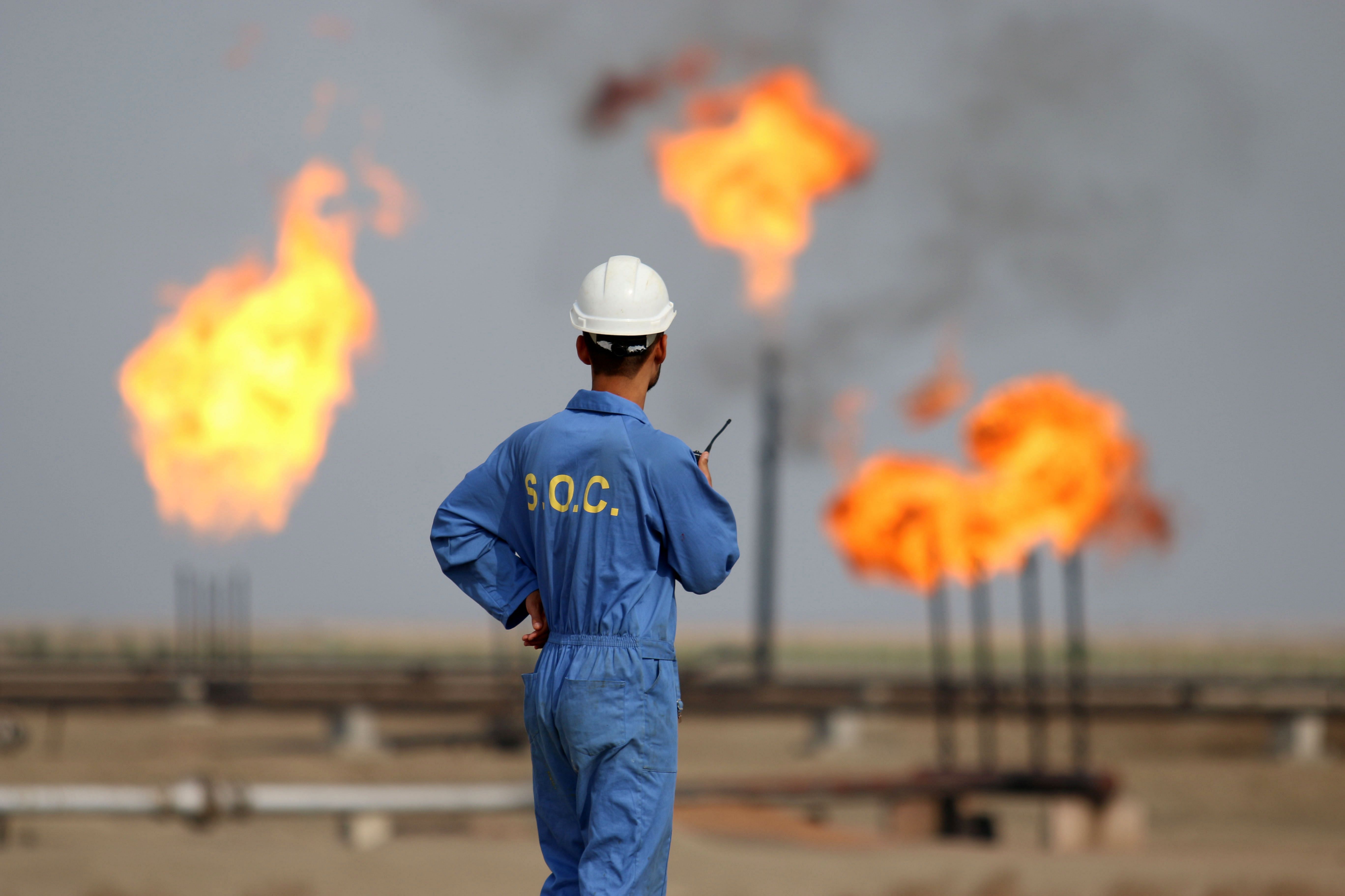 Oil prices slumped on Monday after Saudi Arabia and Russia delayed a meeting to agree on output cuts till Thursday. (Credit: AFP Photo)