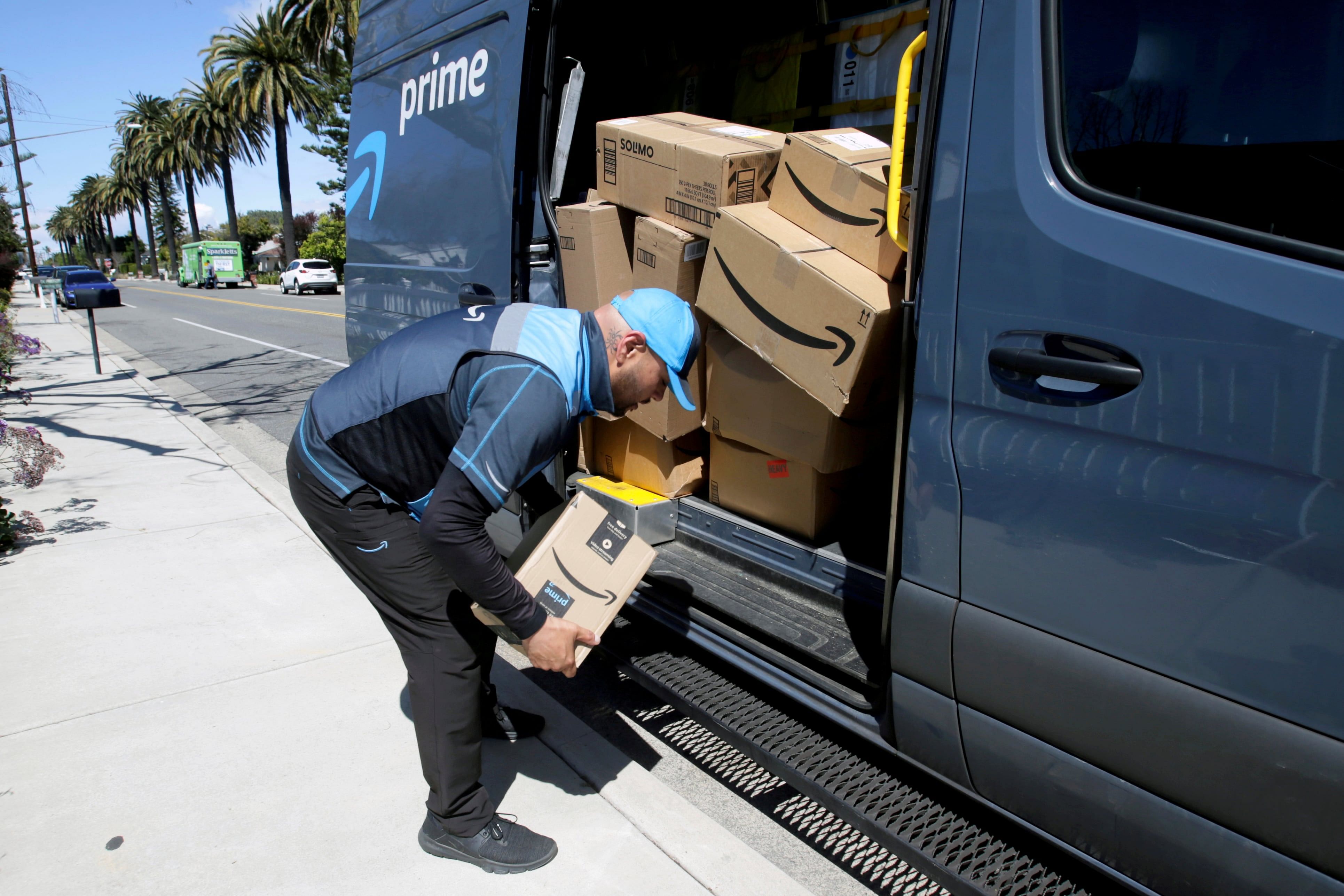 The service was rolled out to deliver non-Amazon and Amazon marketplace packages. (Credit: Reuters Photo)