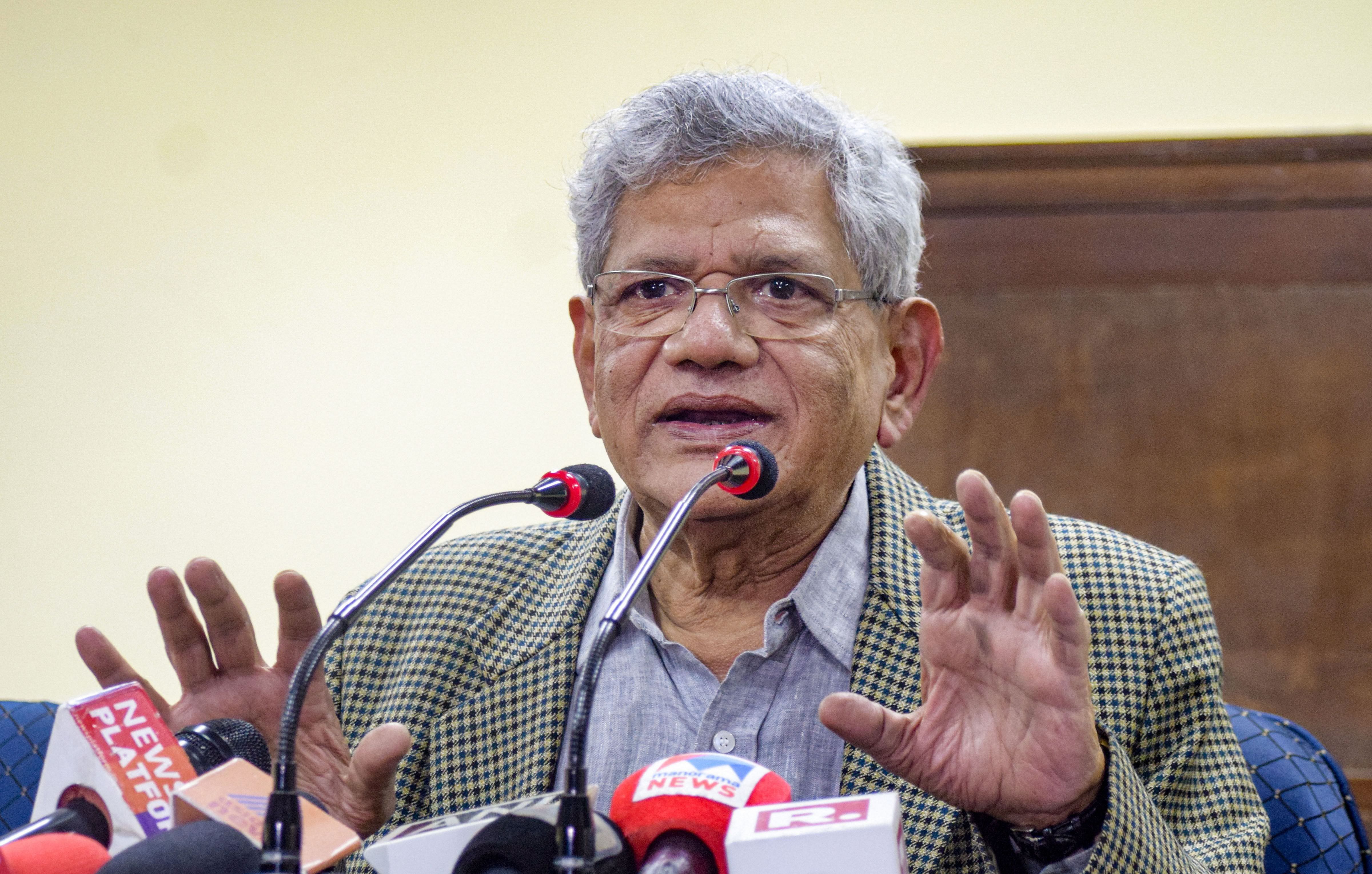 CPI(M) General Secretary Sitaram Yechury. Credit: PTI Photo