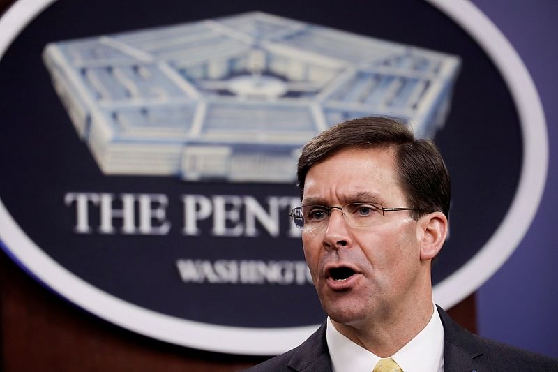 U.S. Defense Secretary Mark Esper. (Reuters Photo)