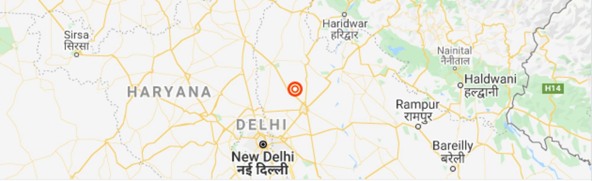 The epicentre of the earthquake is from a point that is 1 km from Kaland, Uttar Pradesh.