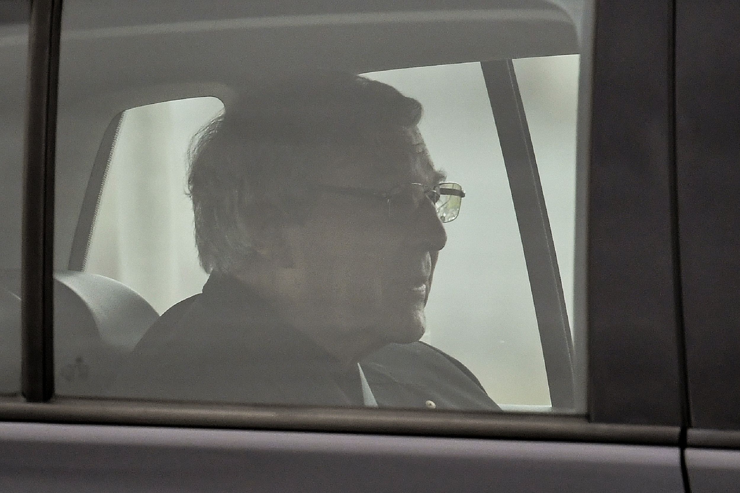 Australian Cardinal George Pell leaves after being released from Barwon Prison near Anakie, some 70 kilometres west of Melbourne, on April 7, 2020. (Credit: AFP Photo)