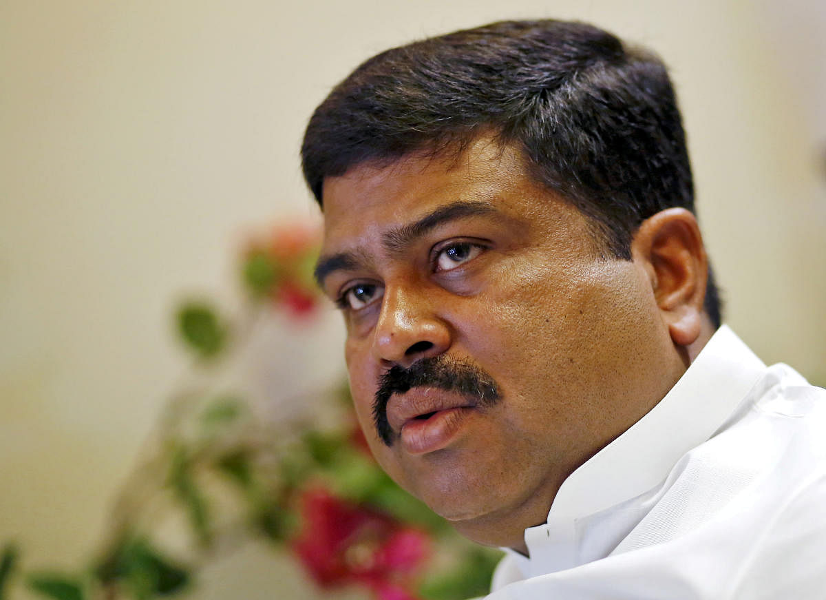 India's Oil Minister Pradhan (Reuters Photo)