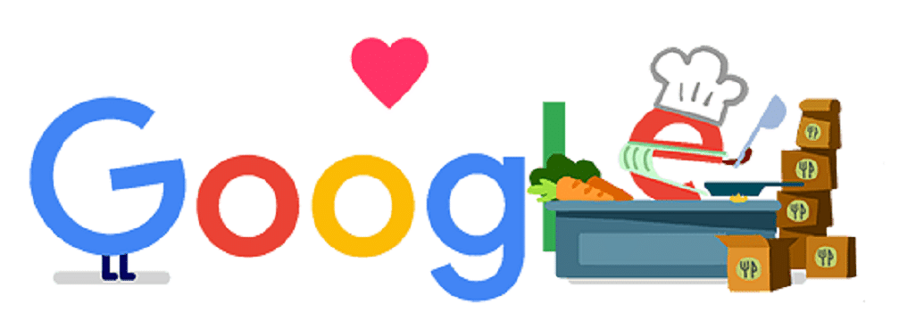Google doodle thanks to food service workers