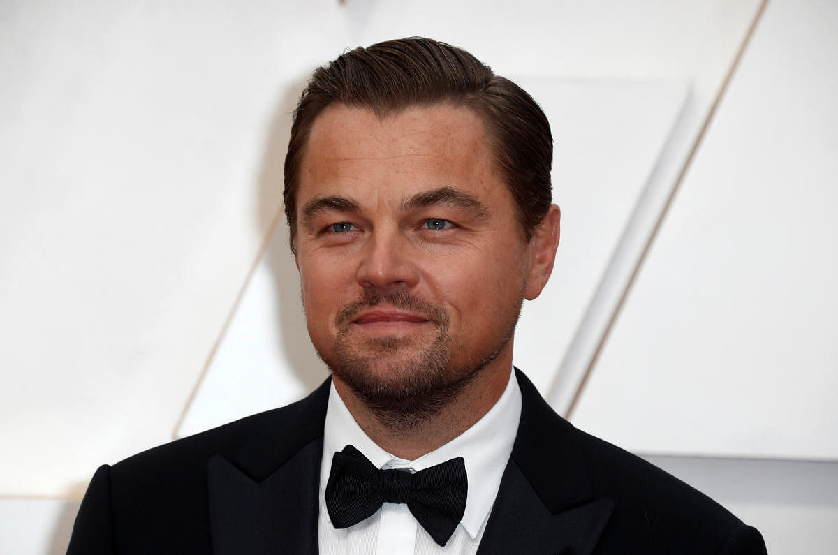 Leonardo DiCaprio in for 'All in Challenge' (Reuters Photo)