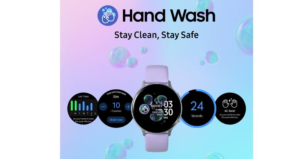 Hand Wash app for the Galaxy Watch  (Picture credit: Samsung)