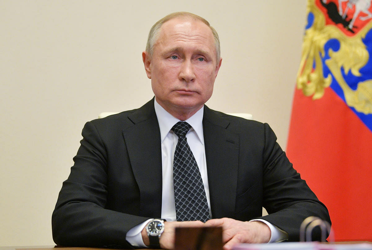 Vladimir Putin has suggested several times that leaders of Britain, China, France, Russia, and the United States discuss the pandemic that has killed more than 145,000 people. Credit: Reuters Photo