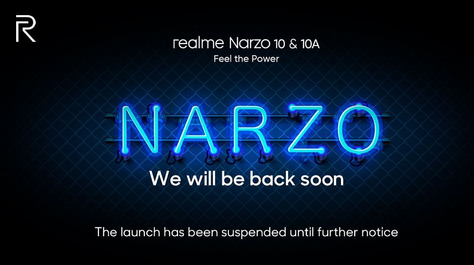 Realme Nazro 10 series India launch postponed (Realme India/Twitter)