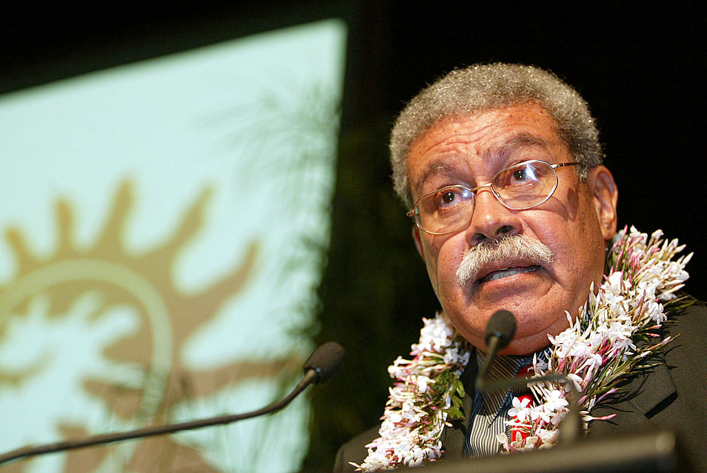 Former Fiji prime minister Laisenia Qarase. Credit: Getty Photo