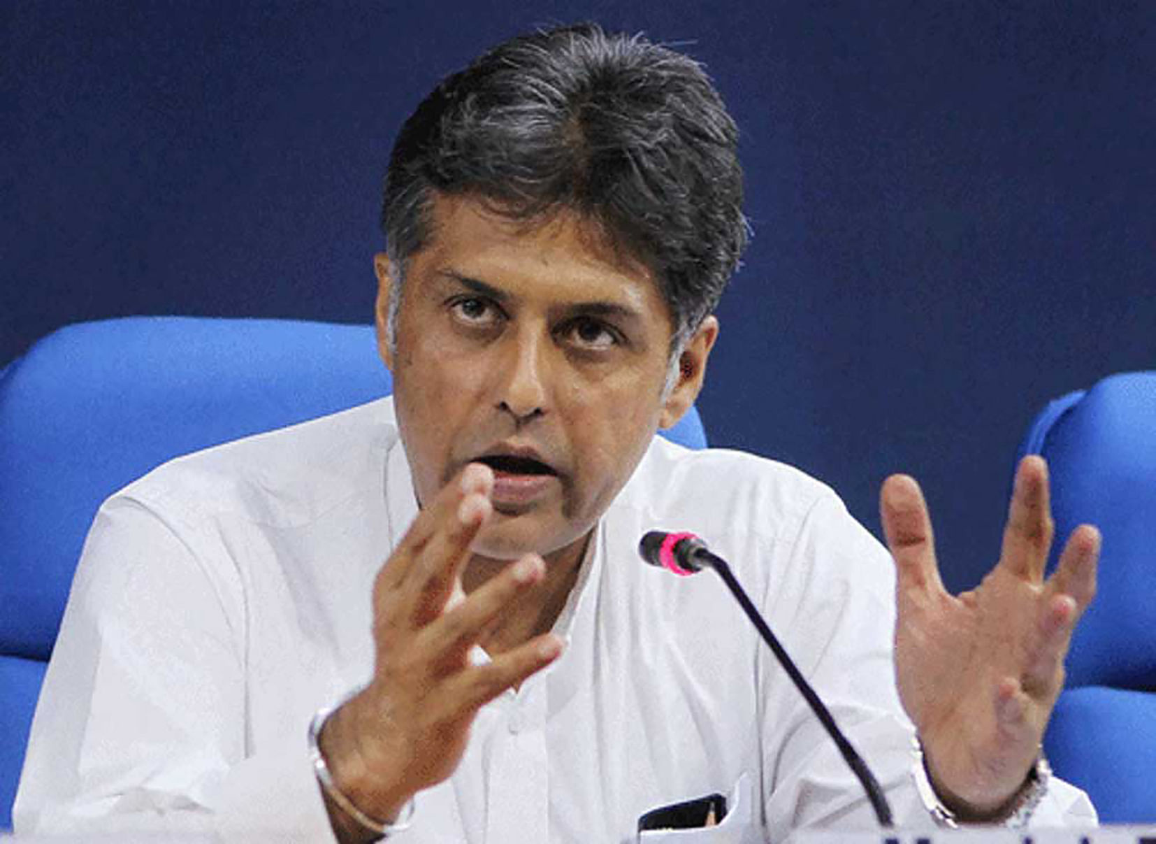 Congress leader Manish Tiwari. (PTI Photo)