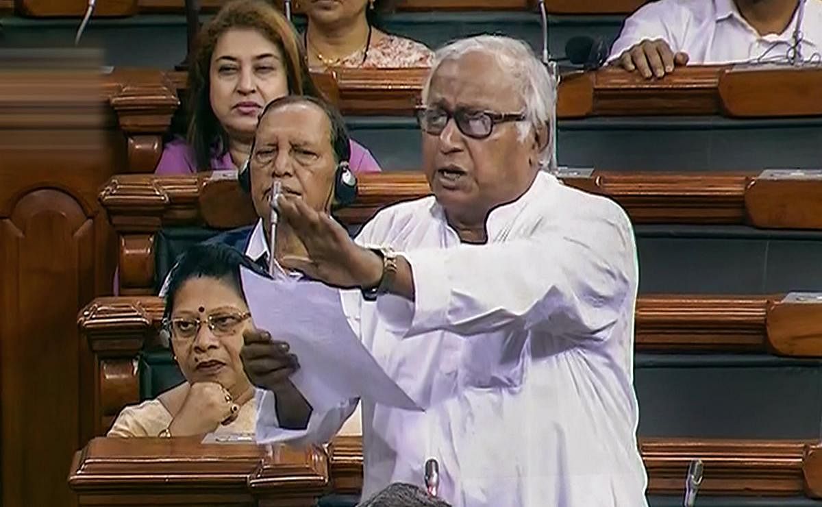 TMC MP Saugata Roy. Credit: PTI Photo