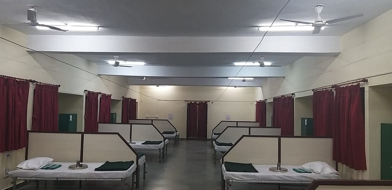 An army facility in Jaisalmer where returnees are to be kept in quarantine. DH photo