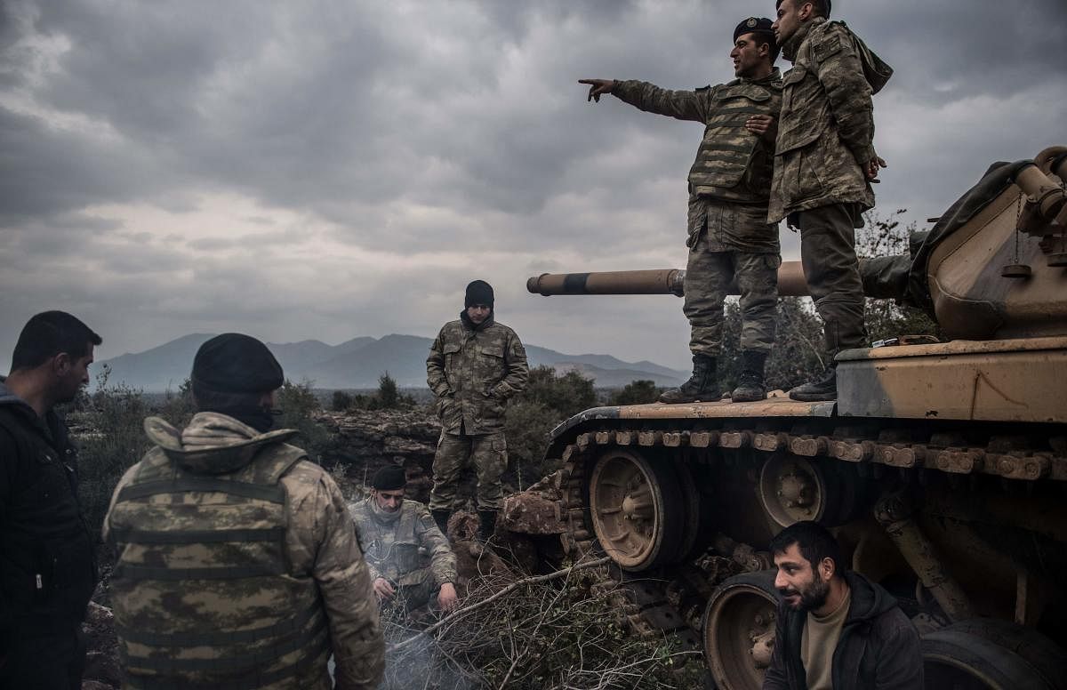 Turkish soldiers (AFP Photo)
