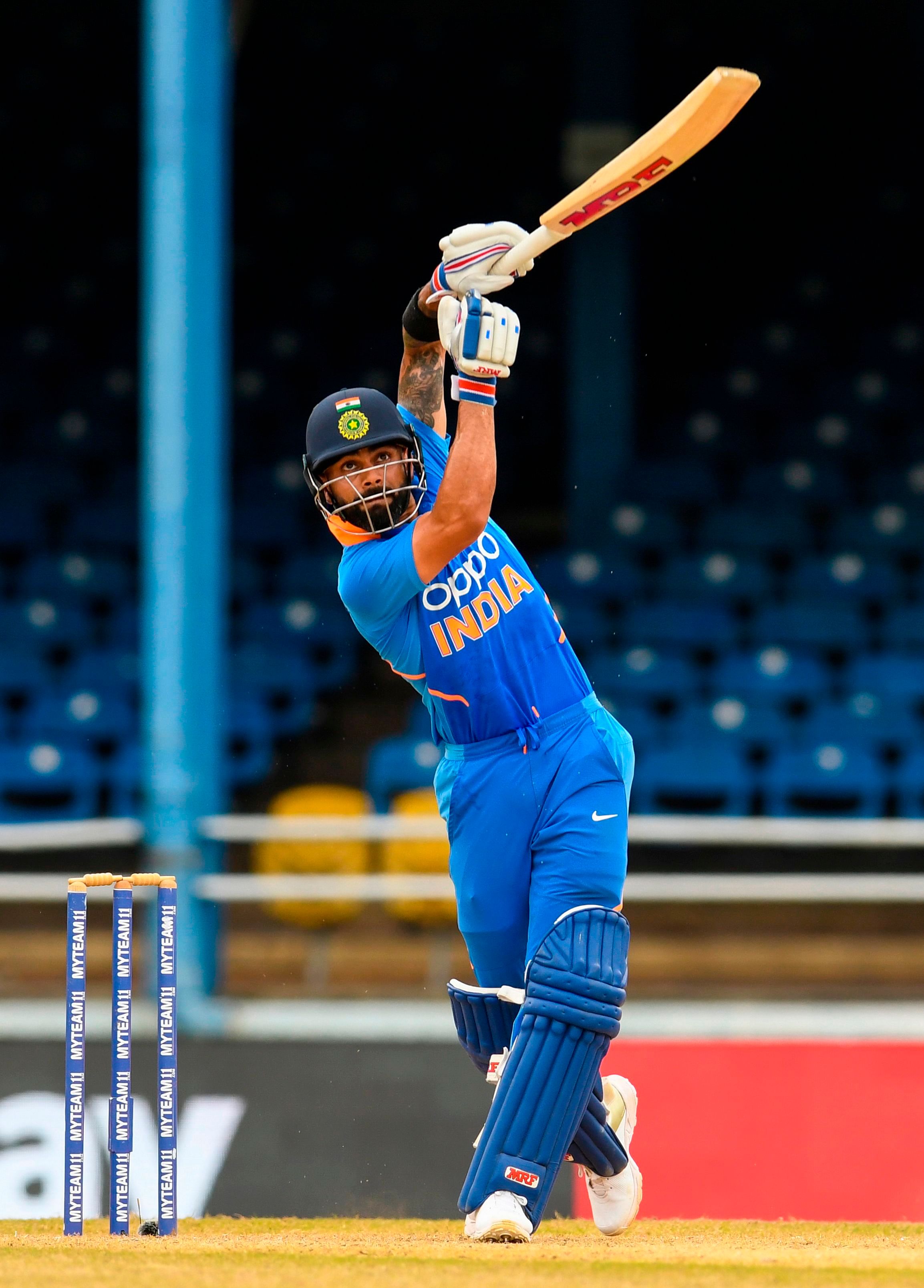 Kohli scored an unbeaten 114 to take India to a series win (AFP Photo)