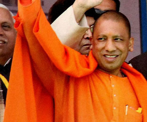 Yogi Adityanath, one of the BJP's star election campaigners and firebrand Gorakhpur MP, has denounced love jihad at almost all his public meetings in the poll-bound districts of the state / PTI Photo