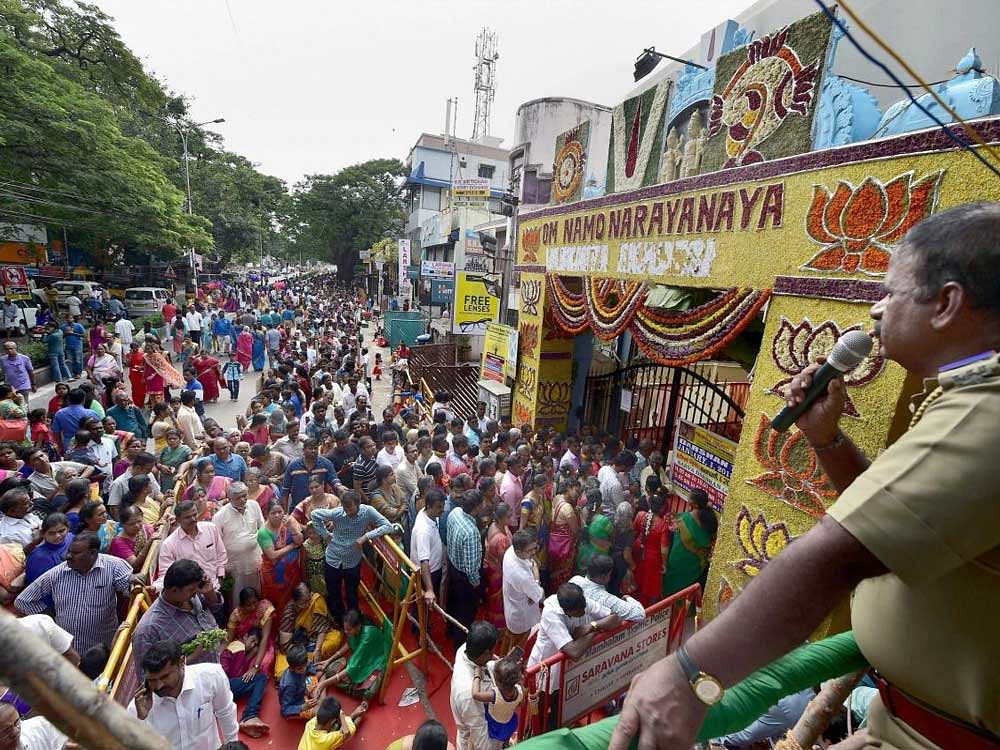 According to TTD vigilance head Ake Ravi Krishna, the 45 non-Hindu men and women were working in different wings of the temple. PTI File Photo