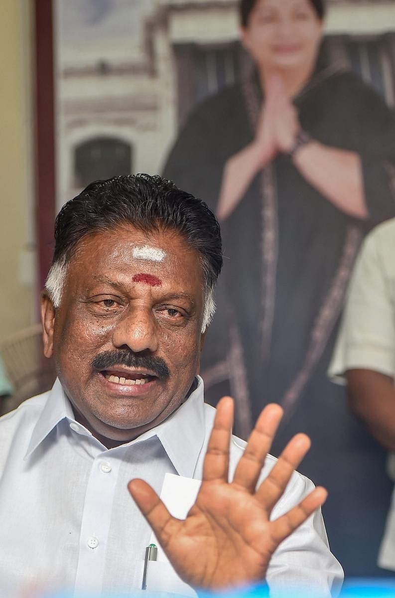 Tamil Nadu Deputy Chief Minister O Panneerselvam (PTI File Photo)