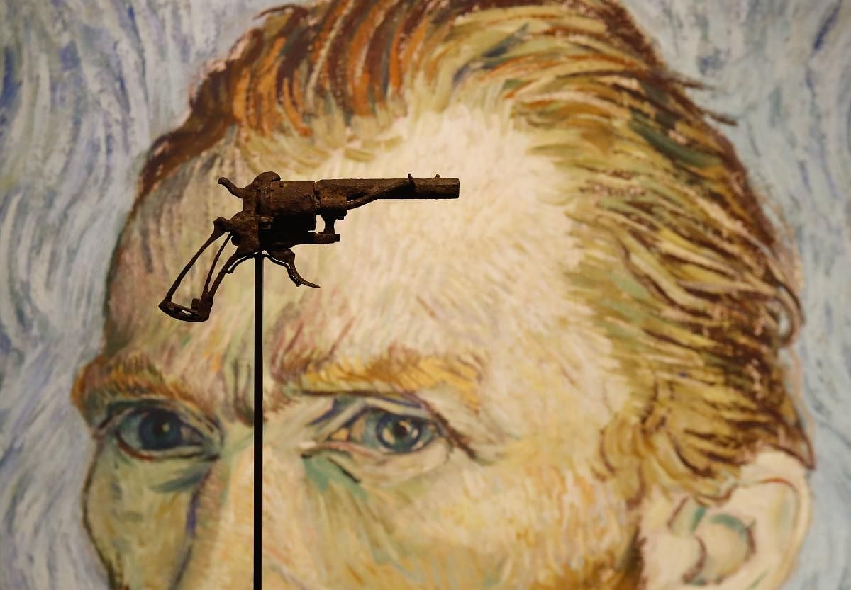 The revolver with which Vincent van Gogh is believed to have shot himself is to go under the hammer. (AFP Photo)