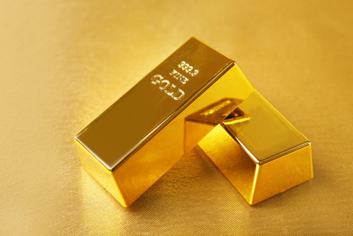 Gold was trading at USD 1,539 an ounce in New York after hitting a high of USD 1,550 an ounce. Silver was up 1.15 per cent at USD 18.63 an ounce. File photo