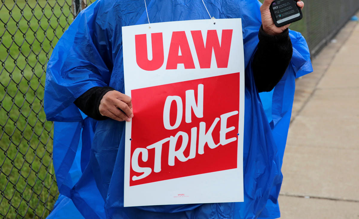 The move to strike, which the Wall Street Journal described as the first major stoppage at GM in more than a decade, came after the manufacturer's four-year contract with workers expired without an agreement on a replacement. Reuters photo